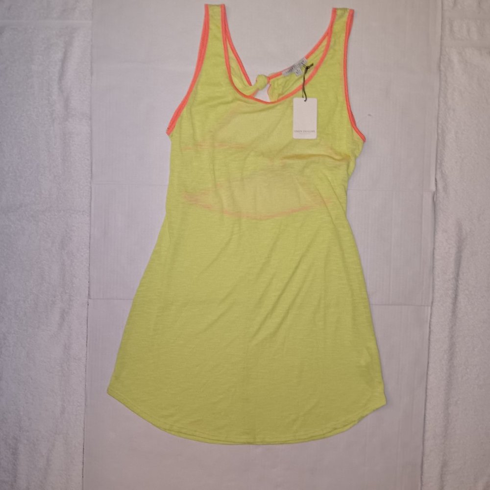 GREEN ENVELOPE KNOTTED PEEKABOO BACK SWIM COVERUP DRESS - Picture 5 of 12